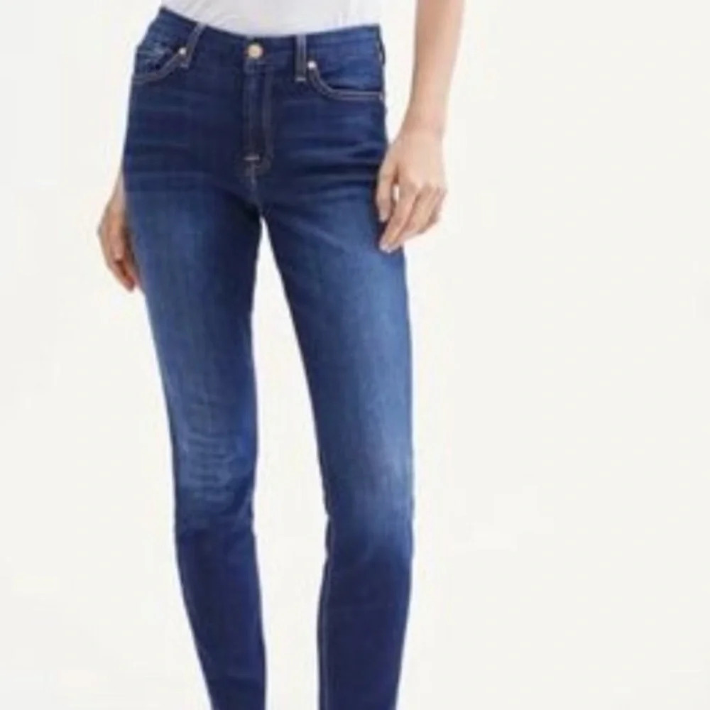 7 For All Mankind Raw Hem The Ankle Skinny Jean